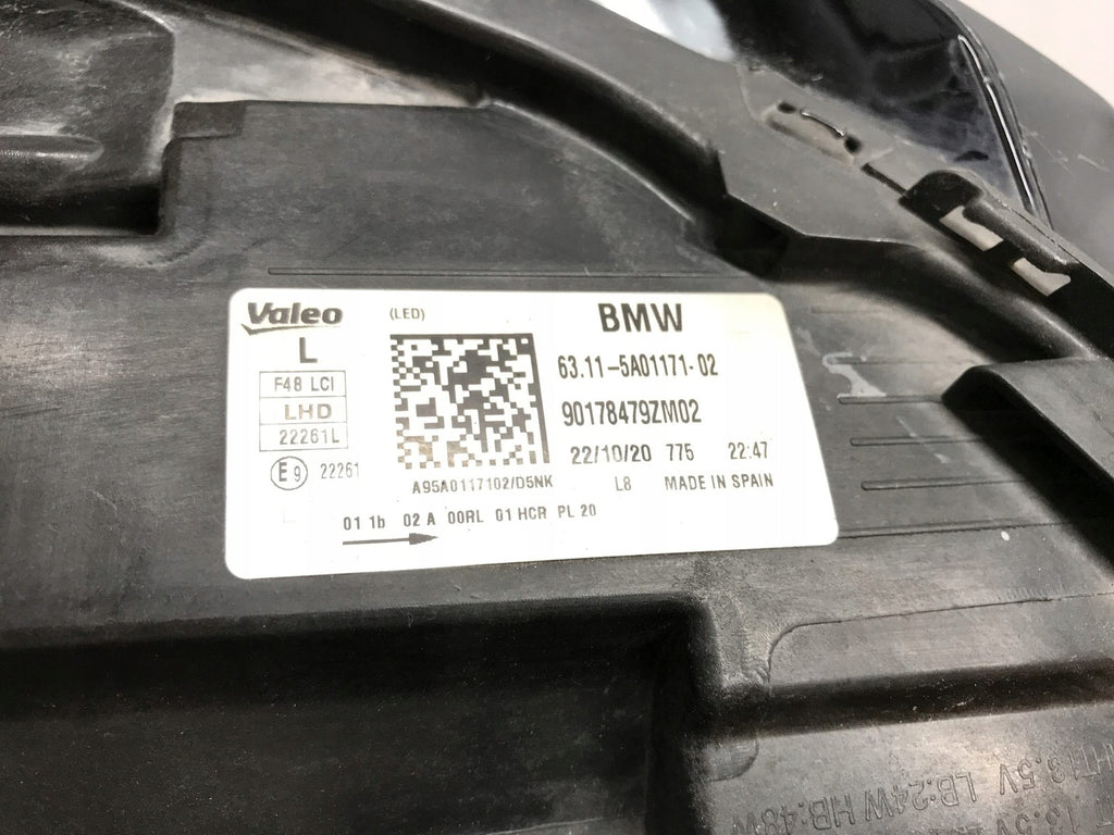 Frontscheinwerfer BMW X1 F48 5A01171 Full LED Links Scheinwerfer Headlight SCH2543105163ld