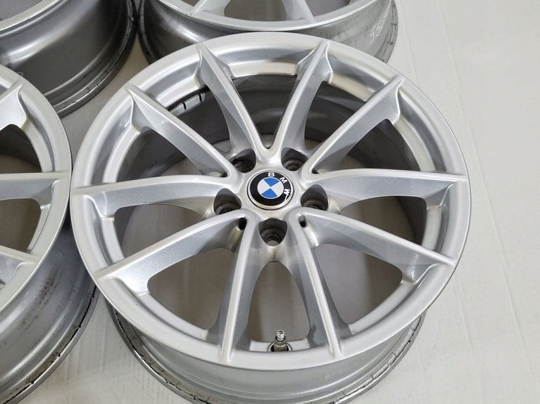 4x Alufelge 17 Zoll 7.5" 5x112 27ET Glanz Silber 6868217 BMW G30 Rim Wheel FEL1981362347er