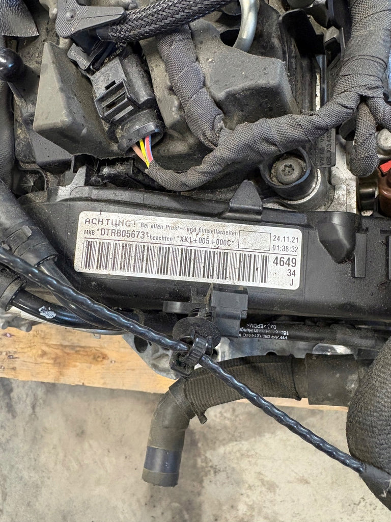 Motor VW Golf VIII DTR 2.0 TDI 116PS 85kW 98TKm Diesel Engine Komplett