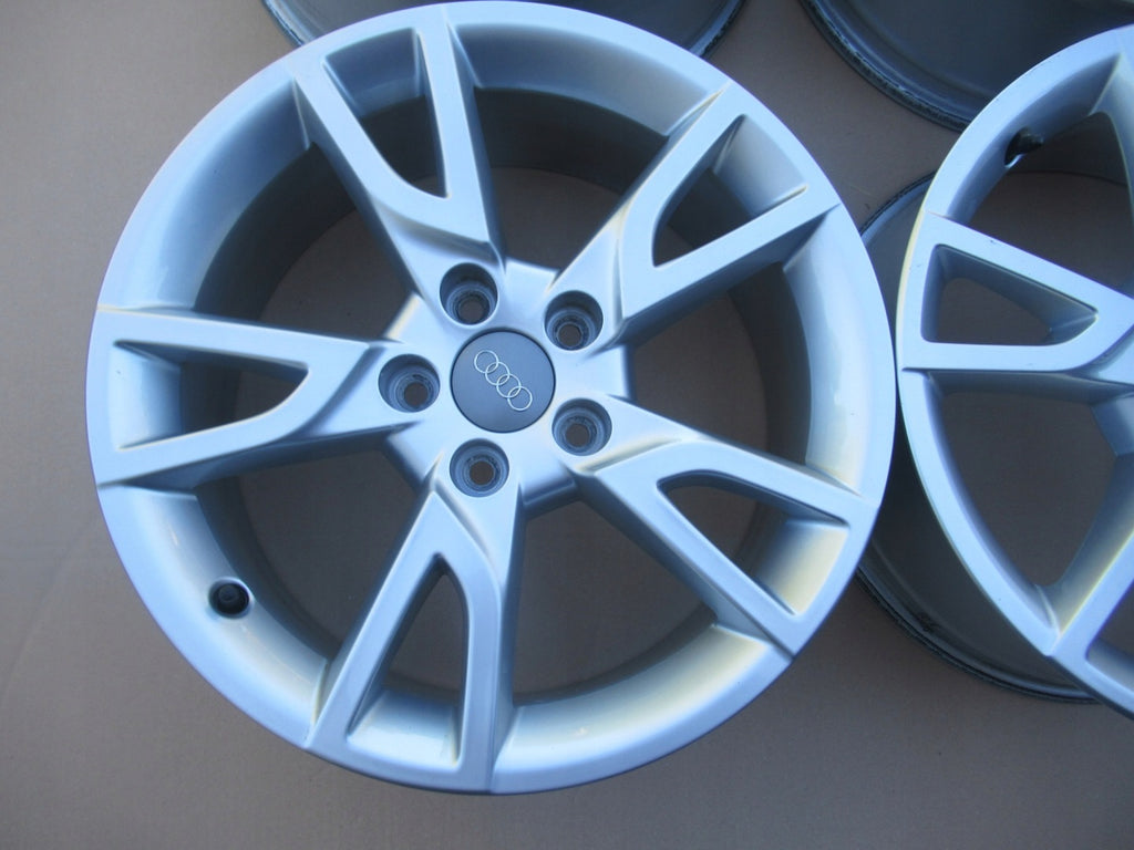 4x Alufelge 17 Zoll 6.5" 5x112 33ET Glanz Silber 8U0071497 Audi Rim Wheel FEL8289914765qx