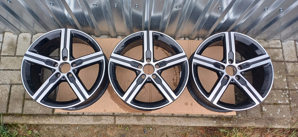 1x Alufelge 18 Zoll 7.5" 5x112 49ET Glanz Schwarz A1774013200 Mercedes-Benz FEL9717056836jo