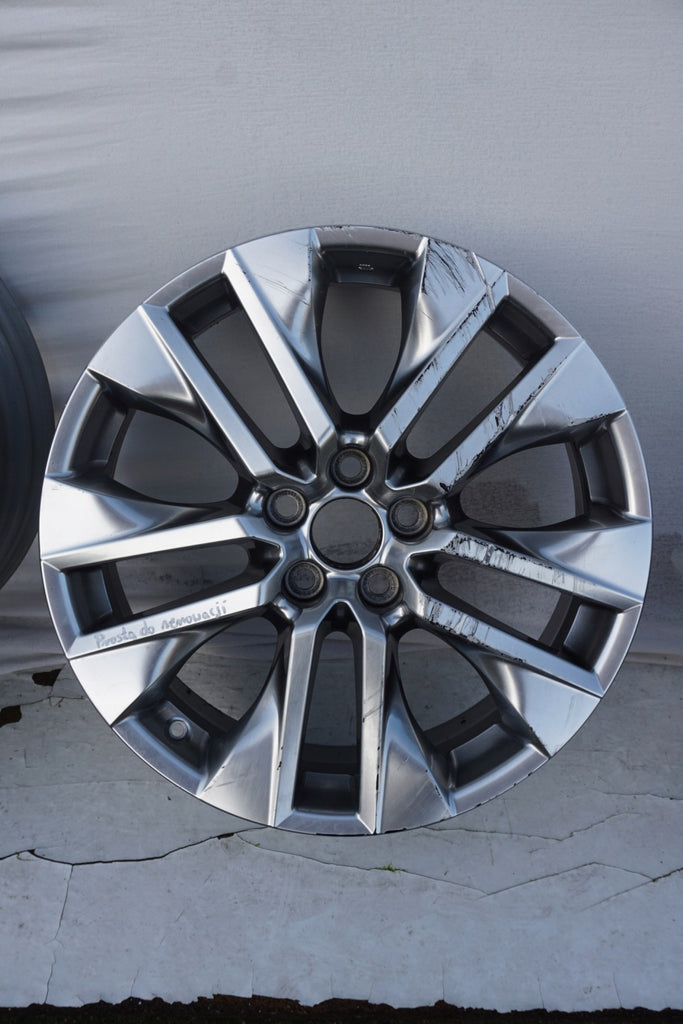 1x Alufelge 19 Zoll 7.5" 5x114.3 40ET Glanz Schwarz Toyota Rav Rim Wheel FEL6506255542gx