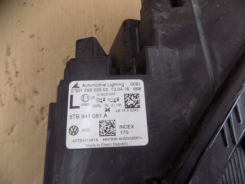 Frontscheinwerfer VW Touran 5TB941081A LED Links Scheinwerfer Headlight