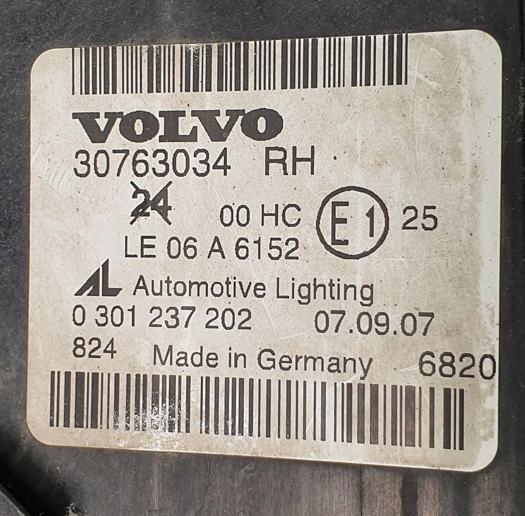 Frontscheinwerfer Volvo V50 30763034 Rechts Scheinwerfer Headlight SCH9769229764qb
