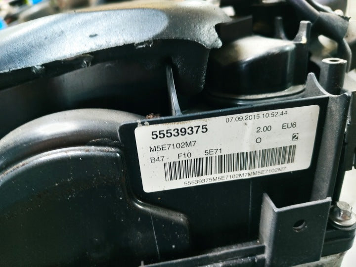 Motor BMW 5 F11 F10 B47D20A 2.0 Diesel Engine Komplett MOT7581434660gn