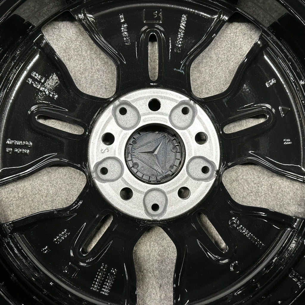 4x Alufelge 18 Zoll 7.5" 5x112 49ET Glanz Schwarz A1774010500 Mercedes-Benz W177 FEL5716891645zw