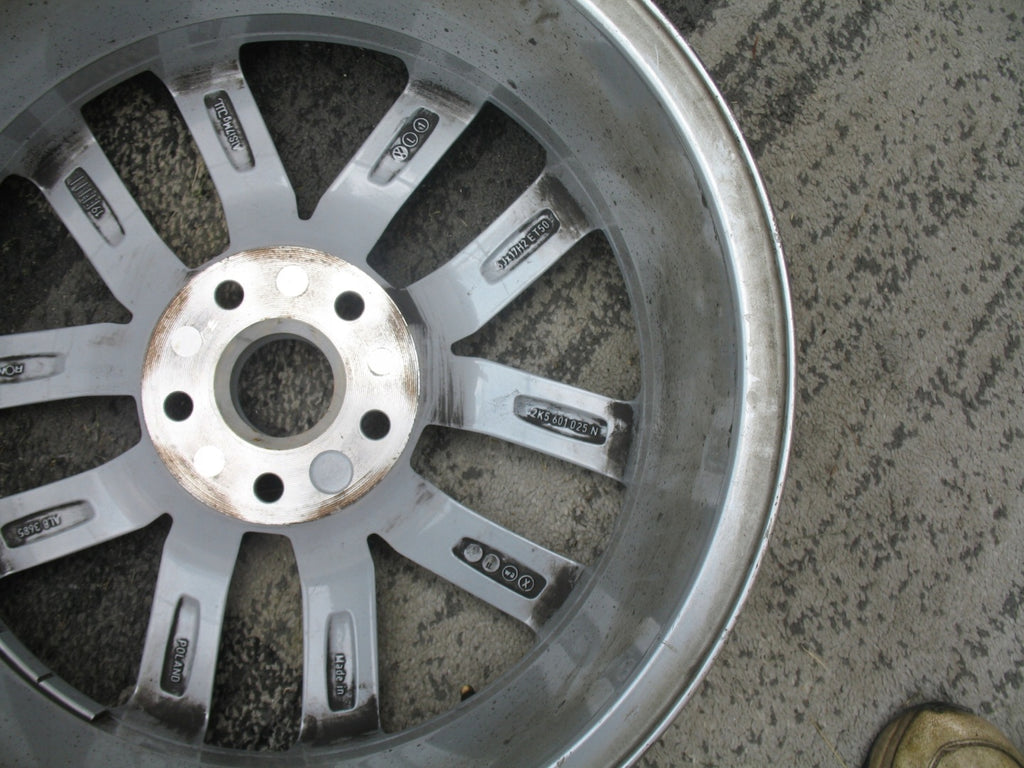 1x Alufelge 17 Zoll 6.0" 5x112 50ET Glanz Silber 2K5601025N VW Caddy I Rim Wheel FEL1056320359bi