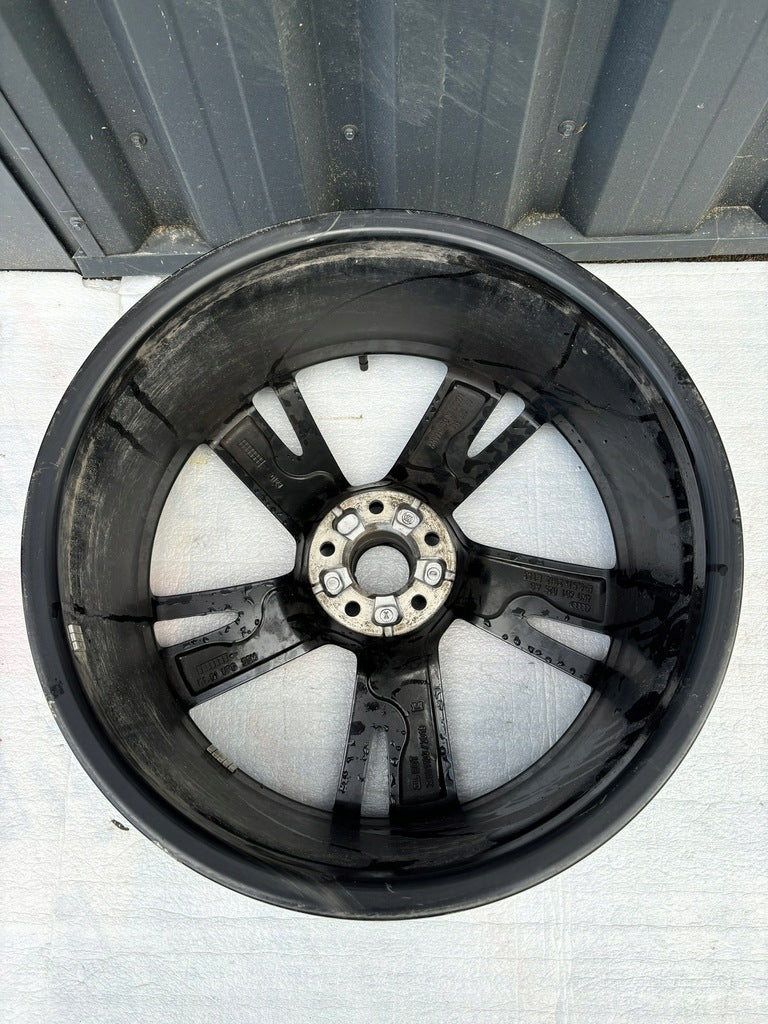 1x Alufelge 21 Zoll 8.5" 5x112 43ET Glanz Schwarz 4K0601025AG Audi A6 C8 FEL4688628633xk