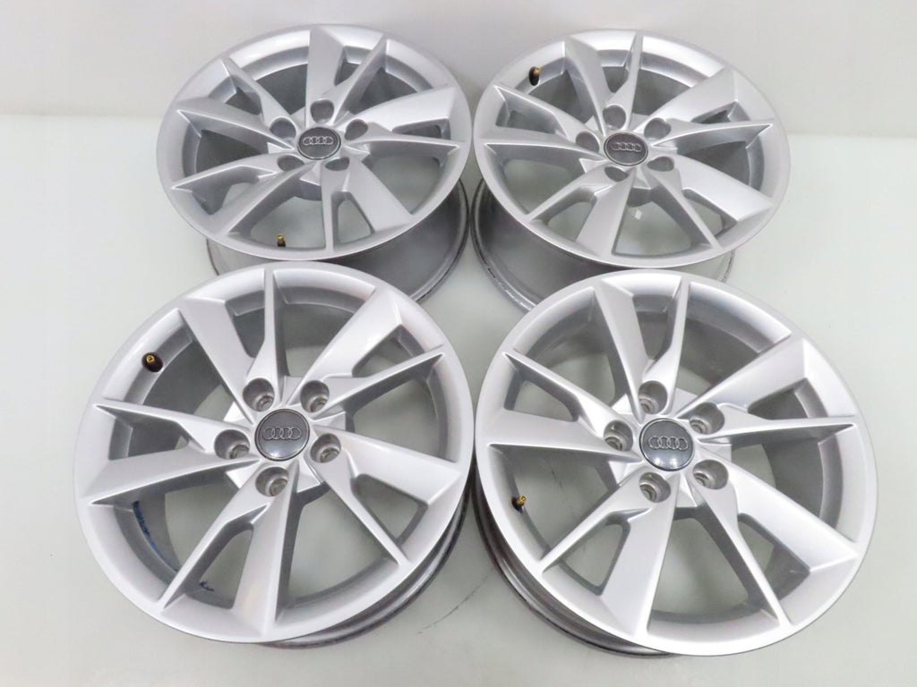 4x Alufelge 16 Zoll 7.0" 5x112 35ET Silber 8W0601025B Audi A4 B9 Rim Wheel FEL6162160956ig