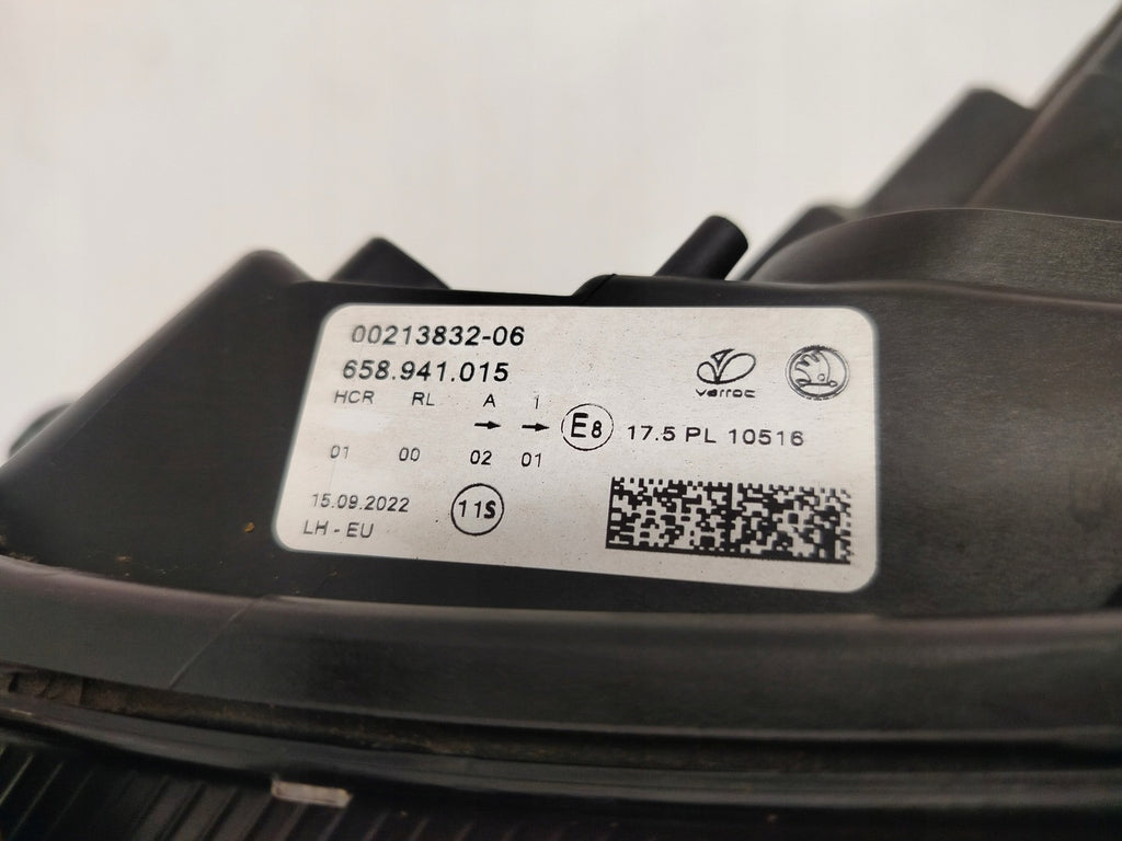 Frontscheinwerfer Skoda Kamiq 658941015 LED Ein Stück (Rechts oder Links) SCH7375042981gj