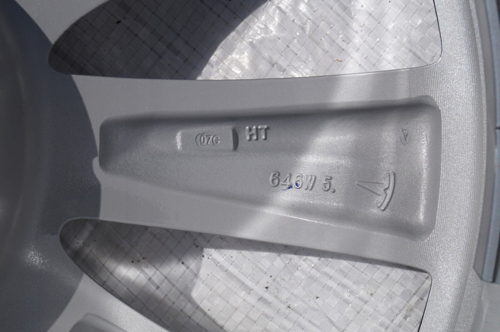 1x Alufelge 20 Zoll 10.0" 5x120 35ET Silber 1027225-00-B Tesla Model X Rim Wheel FEL7312587332zp