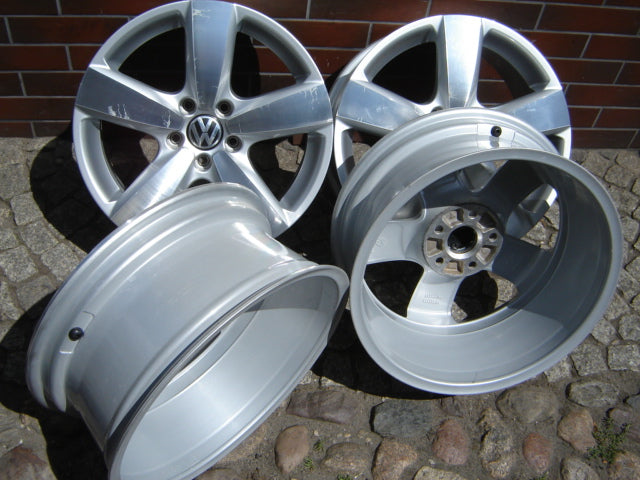 4x Alufelge 17 Zoll 7.0" 5x112 43ET 5N0601025C VW Scirocco Passat Tiguan Sharan FEL4830825602mm