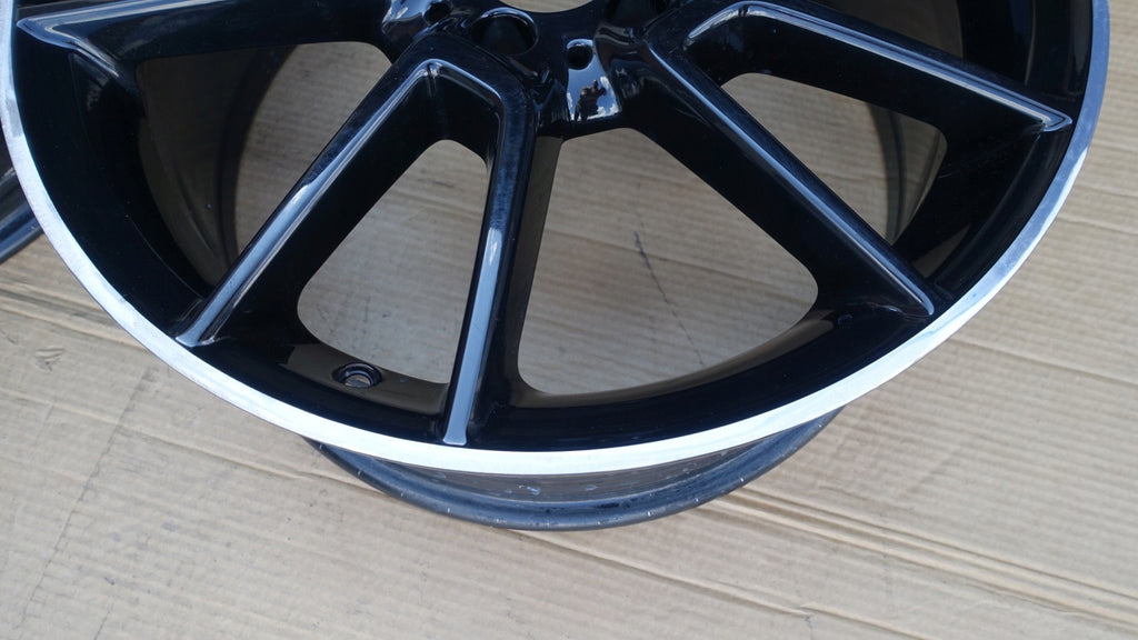 1x Alufelge 19 Zoll 7.5" 5x112 44ET Glanz Schwarz A2054012200 Mercedes-Benz W205 FEL7211017170gw