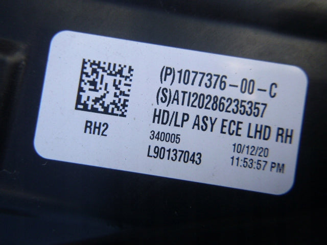 Frontscheinwerfer Tesla Model 3 1077376-00-C LED Rechts Scheinwerfer Headlight