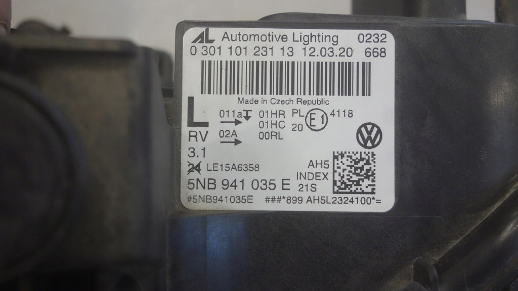 Frontscheinwerfer VW Tiguan 5NB941035E Links Scheinwerfer Headlight