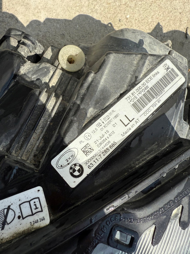 Frontscheinwerfer BMW F34 7285685 Xenon Ein Stück (Rechts oder Links) Headlight SCH8587896074jv