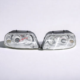 Frontscheinwerfer Seat Alhambra Xenon Ein Satz Scheinwerfer Headlight