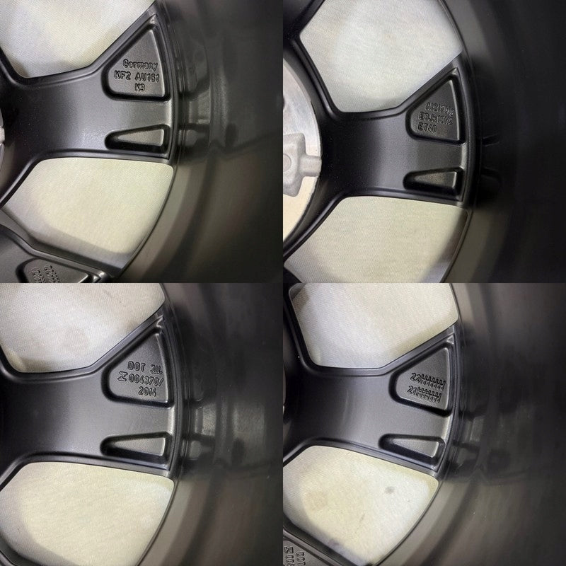 1x Alufelge 18 Zoll 8.0" 5x112 40ET Matt Schwarz 8W0601025BC Audi Rim Wheel FEL8342038285va