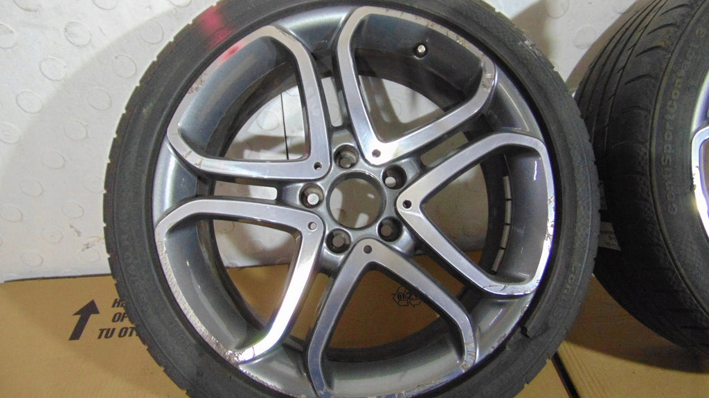 2x Alufelge 18 Zoll 8.5" 5x112 A2074012602 Mercedes-Benz Rim Wheel