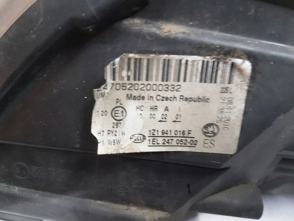 Frontscheinwerfer Skoda Octavia I 1Z1941016F Rechts Scheinwerfer Headlight SCH9414126961jk