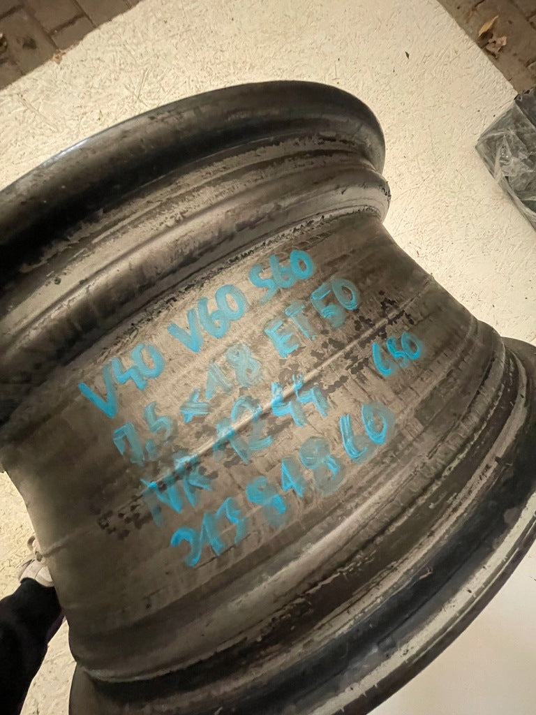 1x Alufelge 18 Zoll 7.5" 5x108 50ET Glanz Grau 31381680 31381860 Volvo S60 V60 FEL2515916803ll