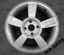 Laden Sie das Bild in den Galerie-Viewer, 1x Alufelge 15 Zoll 5.5" 4x100 46ET Glanz Silber 52910-1G200 Kia Picanto Rio Ii FEL2199966735ih
