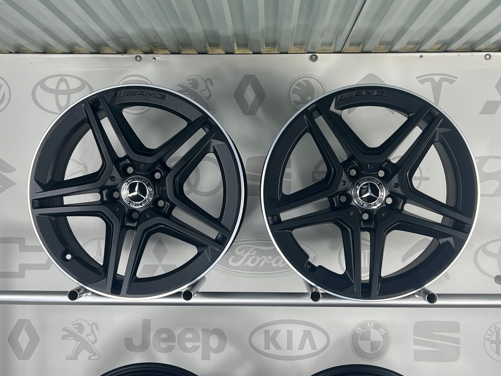 4x Alufelge 18 Zoll 7.5" 5x112 49ET Matt Schwarz A1774011500 Mercedes-Benz W177