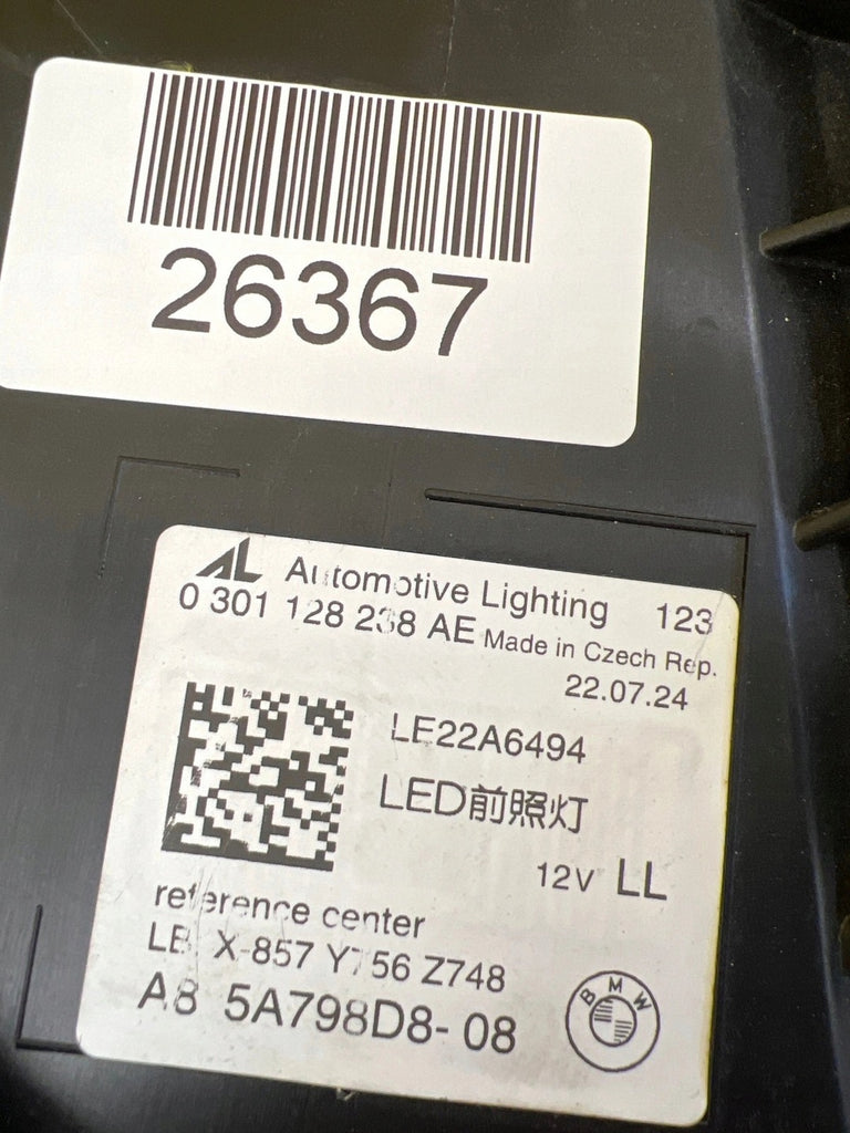 Frontscheinwerfer BMW 5 5A798D8-08 LED Rechts Scheinwerfer Headlight SCH5961291637cm