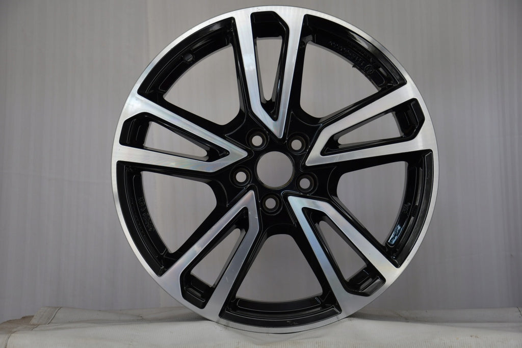 1x Alufelge 17 Zoll 7.0" 5x100 46ET Glanz Schwarz Rim Wheel FEL6758958127jn