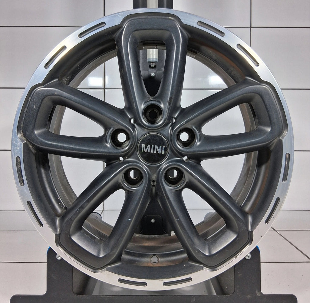 1x Alufelge 17 Zoll 7.0" 5x120 50ET Matt Grau 9812676 Mini R60 R61 Rim Wheel FEL9786194074hs