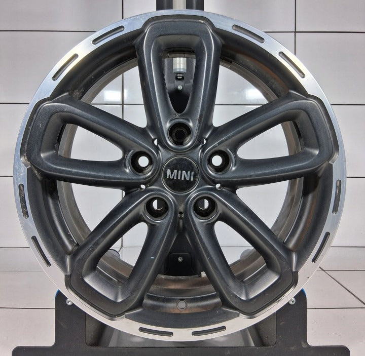 1x Alufelge 17 Zoll 7.0" 5x120 50ET Matt Grau 9812676 Mini R60 R61 Rim Wheel FEL9786194074hs