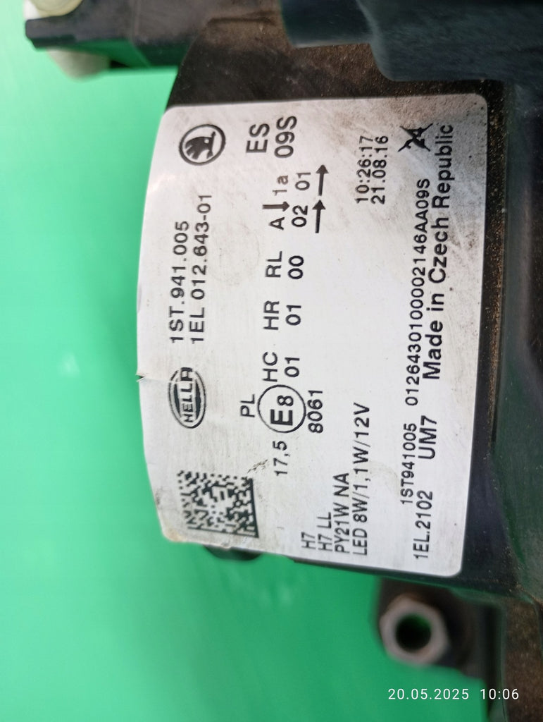 Frontscheinwerfer Skoda Citigo 1ST941005 Ein Stück (Rechts oder Links) Headlight SCH3387965522ck