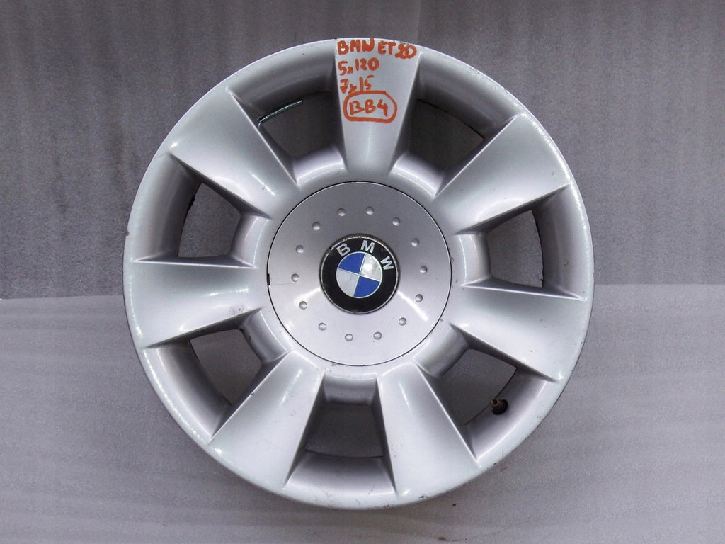 1x Alufelge 15 Zoll 7.0" 5x120 20ET Glanz Silber BMW E39 E34 Rim Wheel