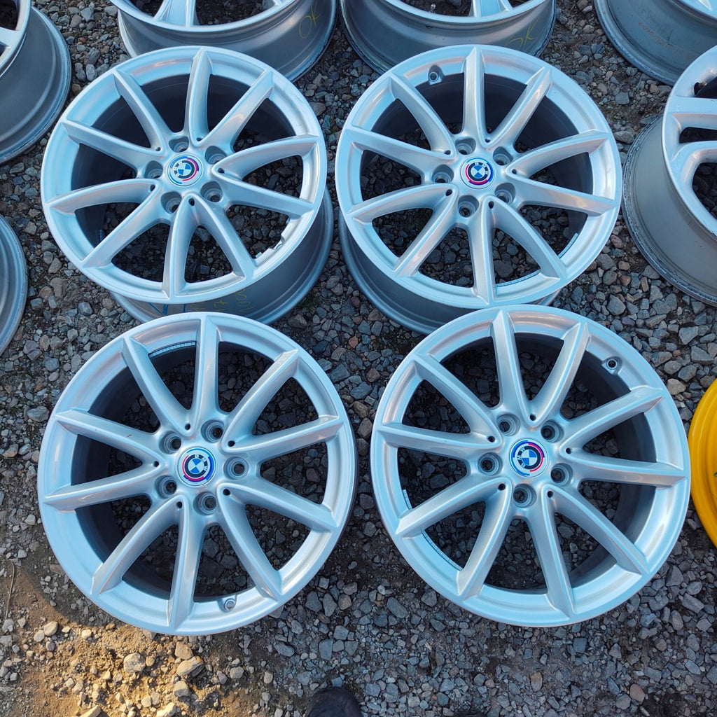 4x Alufelge 17 Zoll 7.5" 5x112 52ET Glanz Silber 6856061 BMW F45 Rim Wheel FEL4370508266fy