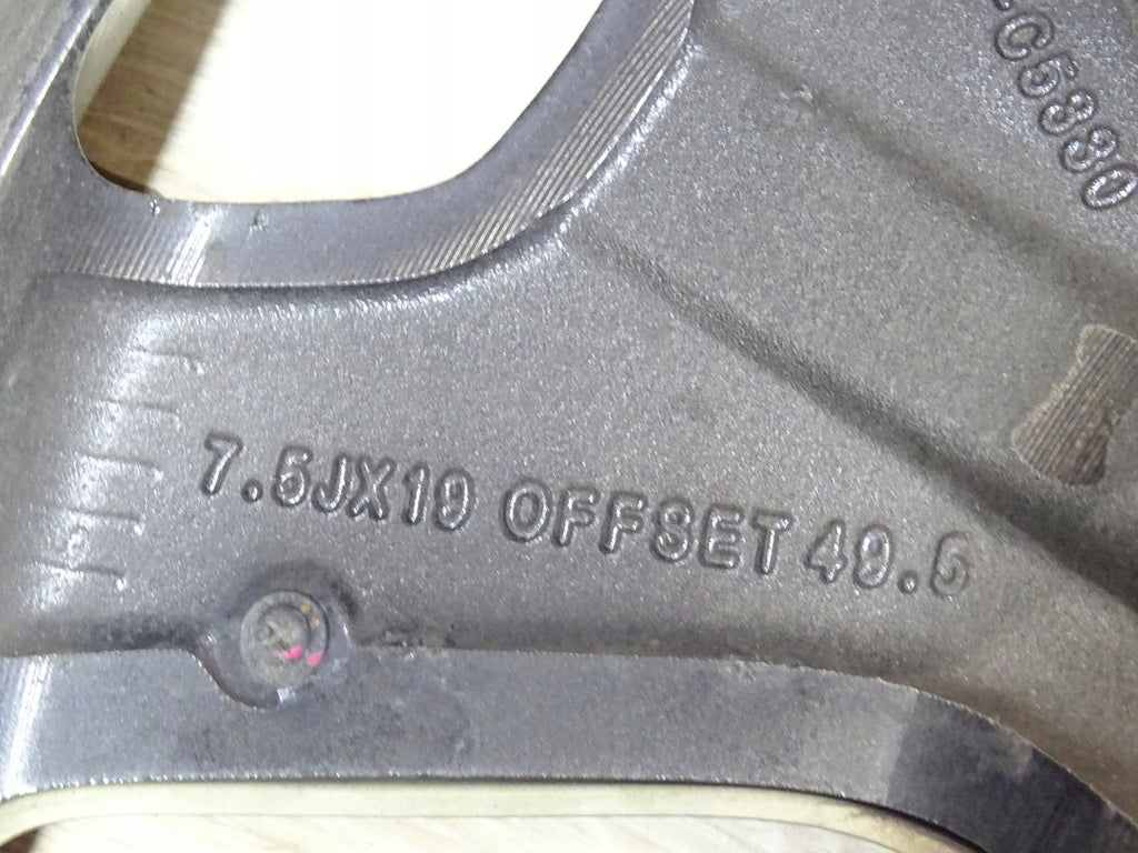 1x Alufelge 19 Zoll 7.5" 5x114.3 49ET Glanz Grau 52910-C5330 Kia Sorento III Mg