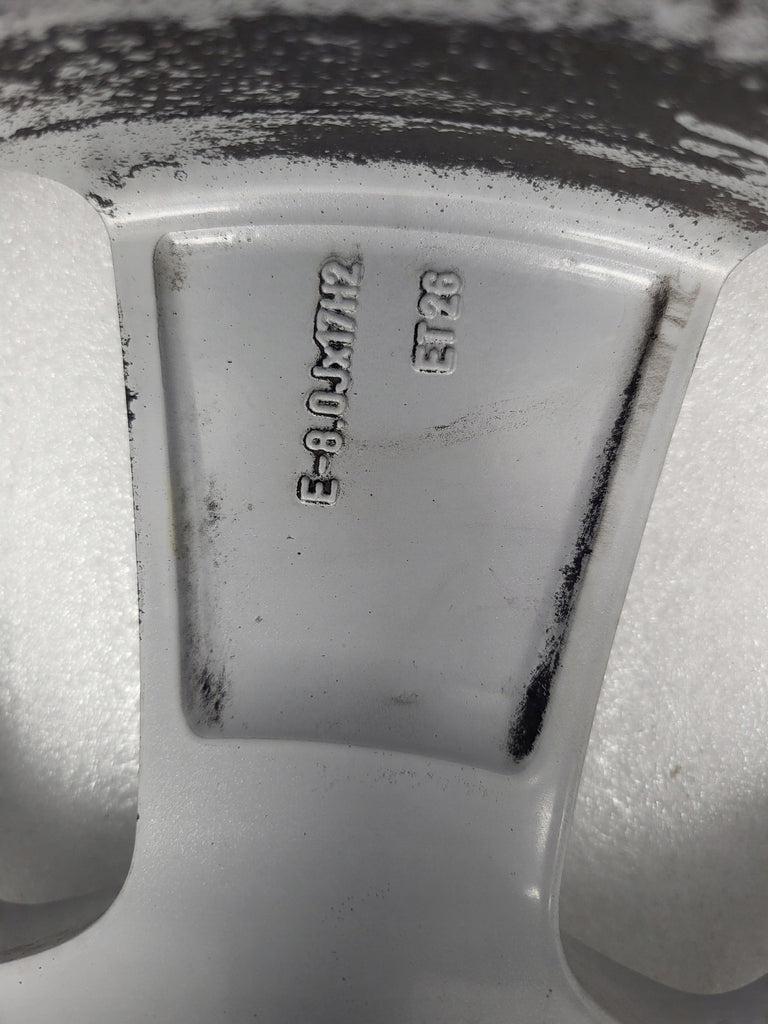 1x Alufelge 18 Zoll 8.0" 5x112 26ET Glanz Silber 8K0601025BL Audi A4 Rim Wheel