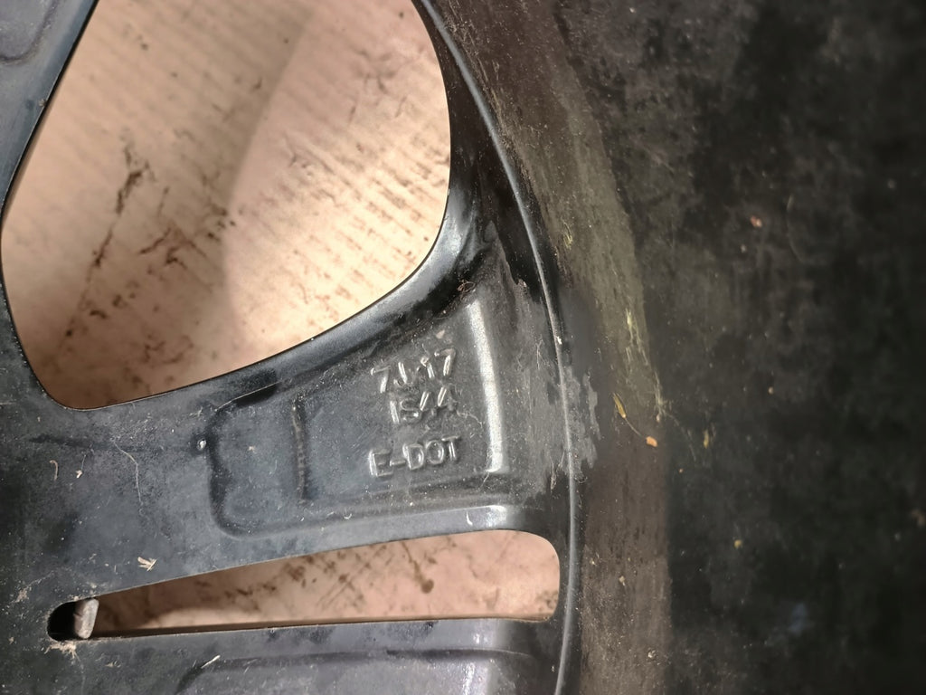 1x Alufelge 17 Zoll 7.0" 4x100 44ET Glanz Schwarz 13380639 Opel Corsa E FEL8409997240gx