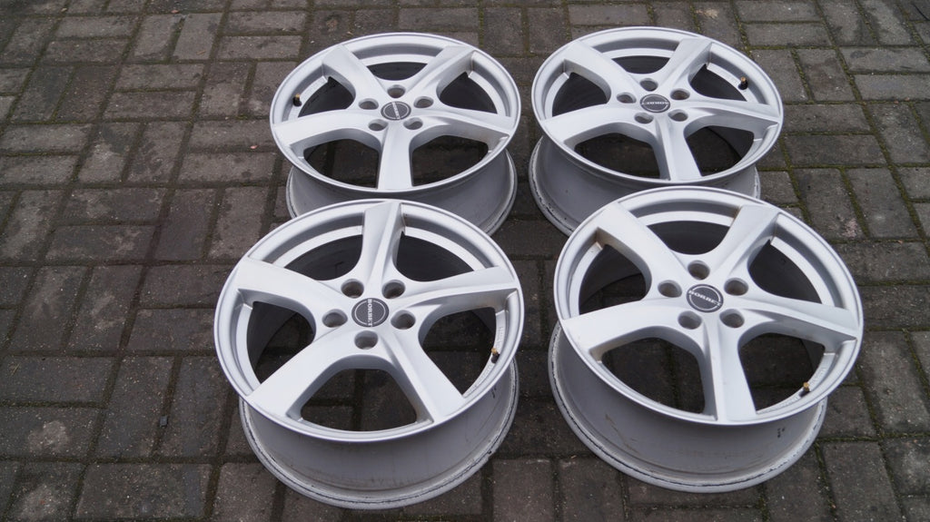 4x Alufelge 17 Zoll 7.0" 5x112 40ET Silber KBA50286 VO516034 Rim Wheel FEL2778718524qd