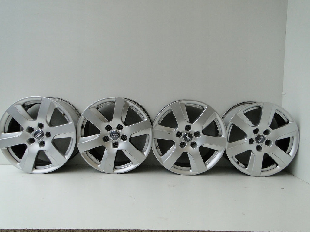 1x Alufelge 17 Zoll 7.5" 5x112 37ET Silber Audi Rim Wheel