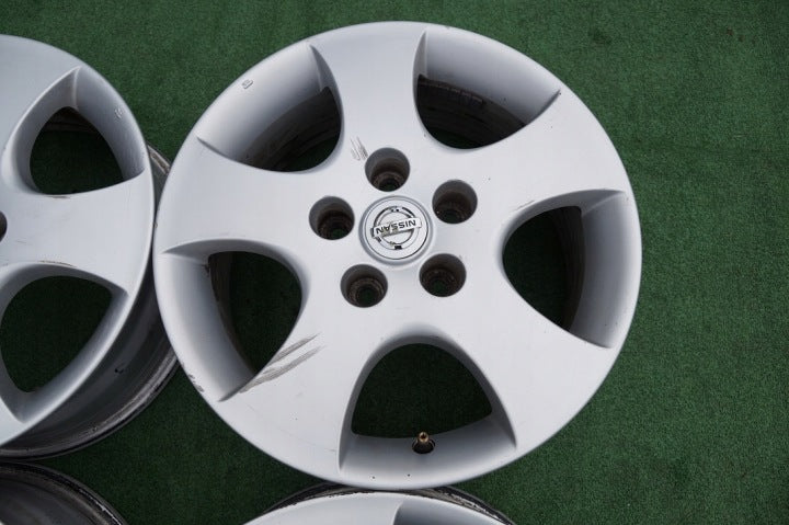 4x Alufelge 16 Zoll 6.5" 5x114.3 40ET Nissan Qashqai Primera P12 Rim Wheel FEL2534644943xm