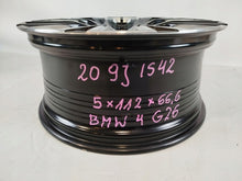 Laden Sie das Bild in den Galerie-Viewer, 1x Alufelge 20 Zoll 9.0" 5x112 42ET Glanz Schwarz 8747311 BMW G30 Rim Wheel FEL1835663687in