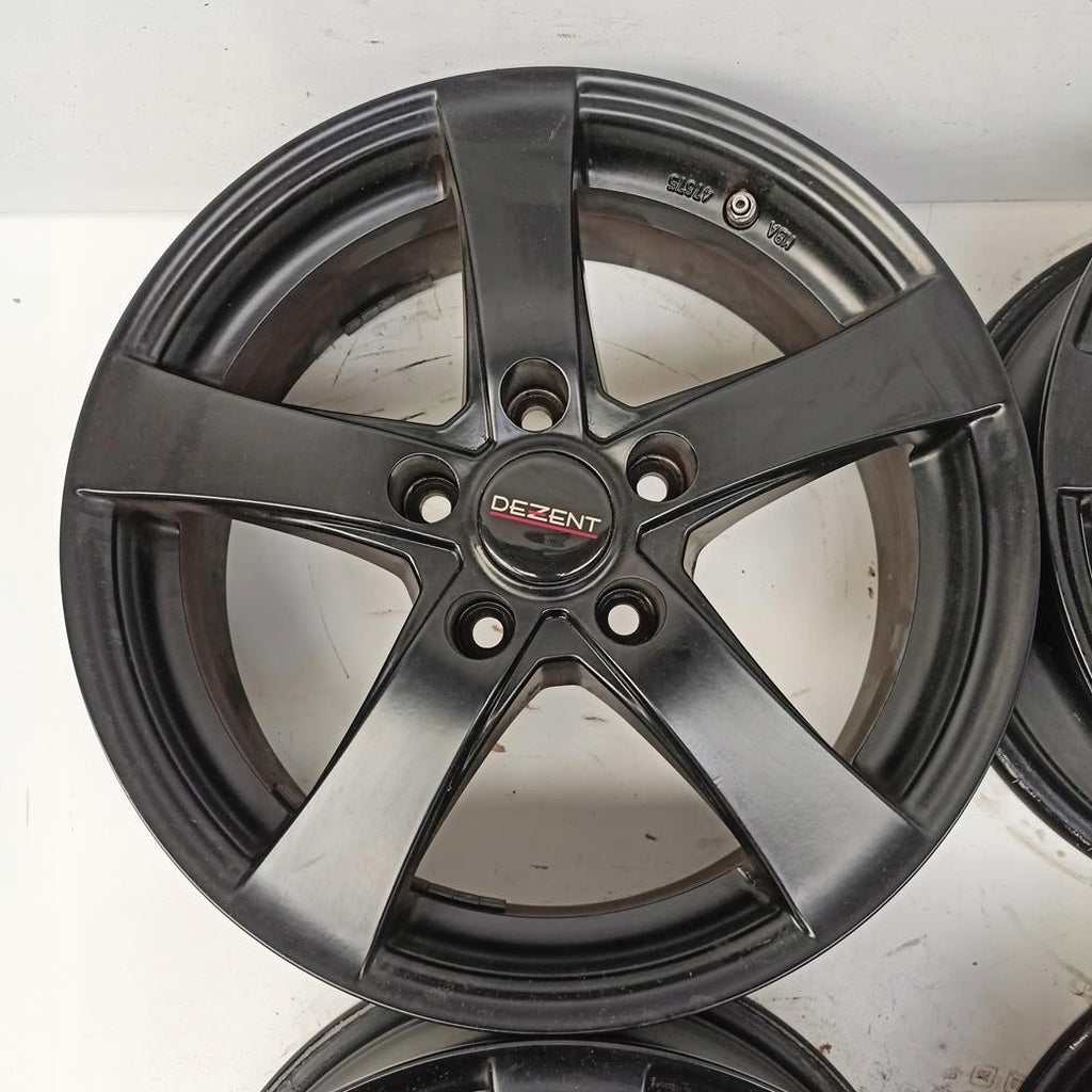 4x Alufelge 16 Zoll 6.5" 5x112 50ET Glanz Schwarz Audi I Rim Wheel FEL2494987385zt
