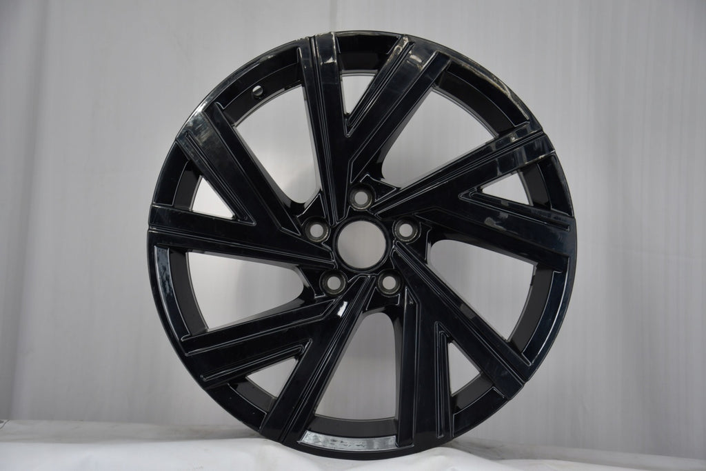1x Alufelge 18 Zoll 7.5" 5x112 51ET Glanz Schwarz 5H0601025M VW Golf Viii FEL6933869065jo
