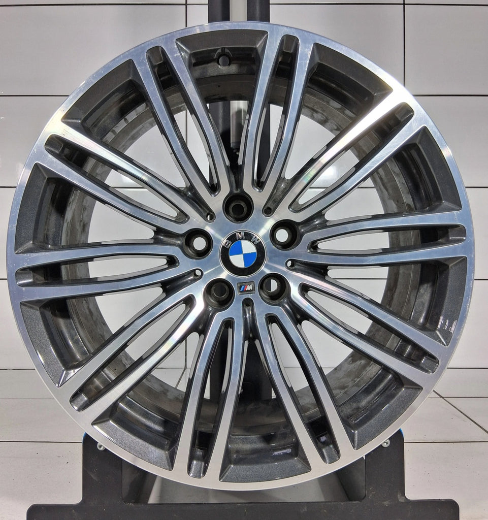 1x Alufelge 19 Zoll 8.0" 5x112 30ET Glanz Graphit 7855085 BMW G30 Mg 5 Rim Wheel FEL5860210620up