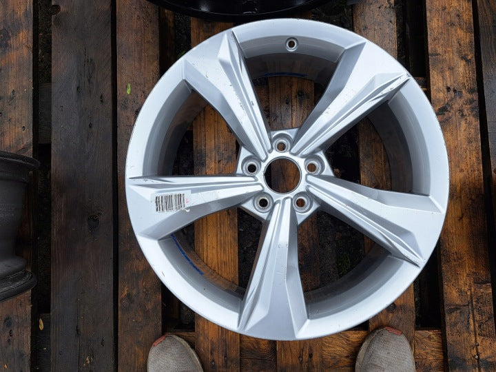 1x Alufelge 19 Zoll 7.0" 5x112 34ET Glanz Silber 80A601025K Audi Q5 Rim Wheel FEL1217987894tg