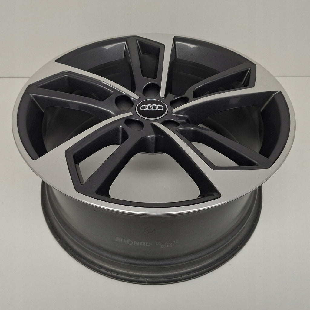1x Alufelge 18 Zoll 8.0" 5x112 40ET Glanz Schwarz 8W0601025J Audi A4 Rim Wheel FEL1631654568pv