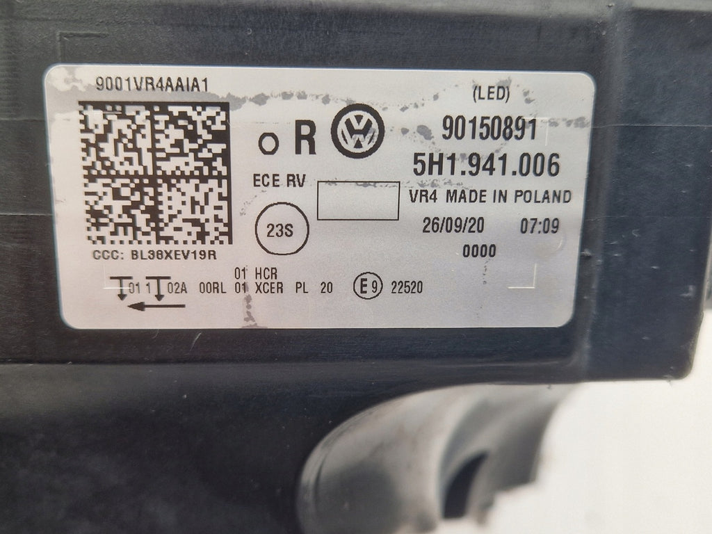 Frontscheinwerfer VW Golf VIII 5H1941006 LED Rechts Scheinwerfer Headlight SCH9998498035mb