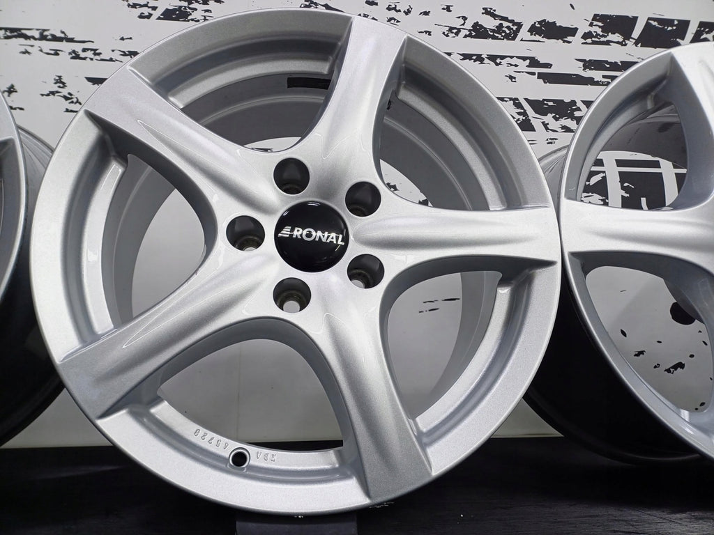 4x Alufelge 16 Zoll 7.5" 5x112 35ET Glanz Silber Seat Exeo Superb I Passat FEL5432915282ht