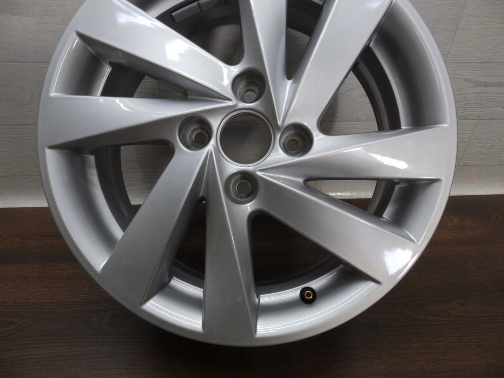 1x Alufelge 15 Zoll 5.5" 4x100 41ET Glanz Silber 1SL601025A Seat Rim Wheel FEL5381974657qu