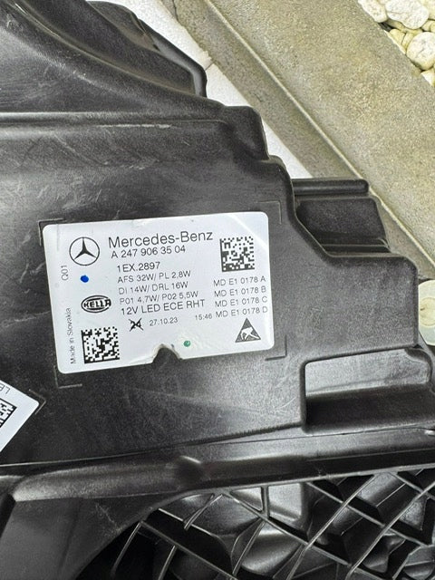 Frontscheinwerfer Mercedes-Benz W247 A2479063504 A2479063604 Full LED Ein Satz SCH5760405613fk